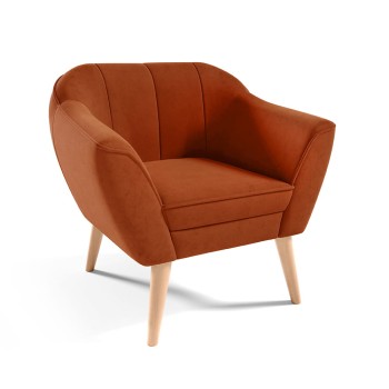 FENDI Sessel im skandinavischen Stil Velutto 33