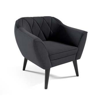 RUBY Sessel mit Nähten Velutto 19