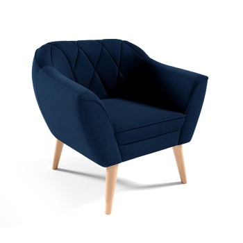 RUBY Sessel im skandinavischen Stil Velutto 25