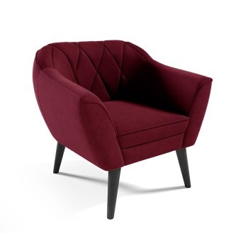 RUBY Sessel im skandinavischen Stil Velutto 32