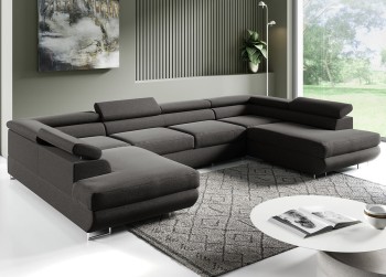 PORTO U-förmiges Schlafsofa, umbaubar, Primo 96