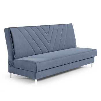 Sofa Linda mit Nähten aus dem Stoff Monolith 70