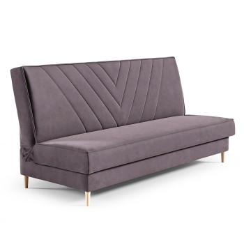 Sofa Linda mit Nähten aus dem Stoff Monolith 62