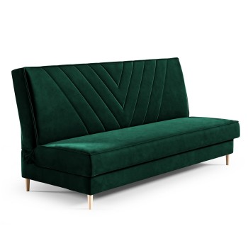 Sofa Linda mit Nähten aus dem Stoff Monolith 37