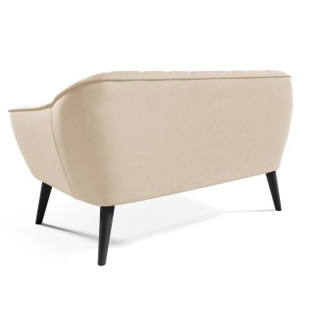 Sofa MIA II Doppelsofa beige Velutto 02