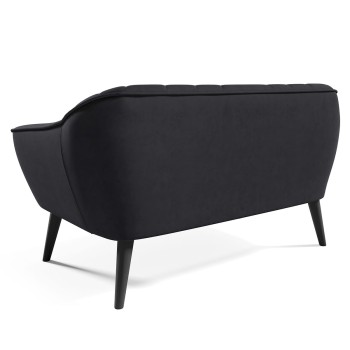 Sofa MIA II Samt genäht Dreiecke Velutto 20