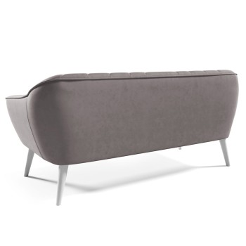 MIA III Velourssofa in grau Velutto 15