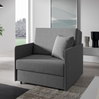 Elegantes Schlafsofa Sessel Astra I Stoff Kronos 53