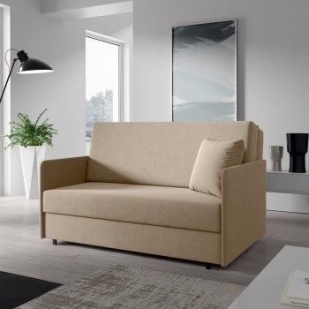 Elegantes Schlafsofa Astra III, Stoff Kronos 35