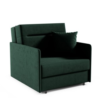 Praktisches Schlafsofa mit Bettkasten Sessel Makao I genähter Stoff Kronos 14
