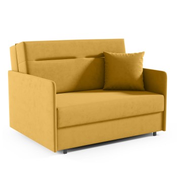 Elegantes Klappsofa mit Bettlösung Makao II-Naht, Stoff Kronos 01