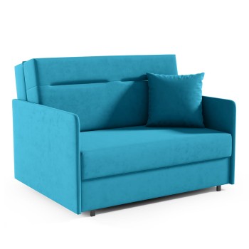 Modernes Relax-Schlafsofa mit Stauraum Makao II-Naht, Stoff Kronos 13