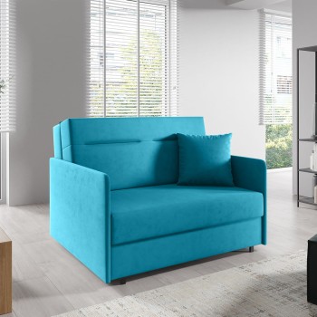 Elegantes Klappsofa mit Bettlösung Makao III-Naht, Stoff Kronos 13