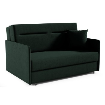 Modernes Bettsofa mit Stauraumkonzept Makao III-Naht, Stoff Kronos 14