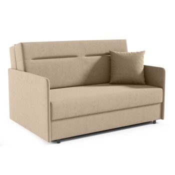 Funktionales Bettsofa für moderne Innenräume Makao III-Naht, Stoff Kronos 35