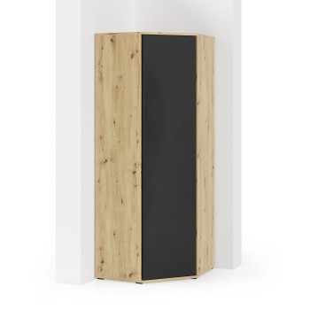 Eckschrank - artisan/schwarz