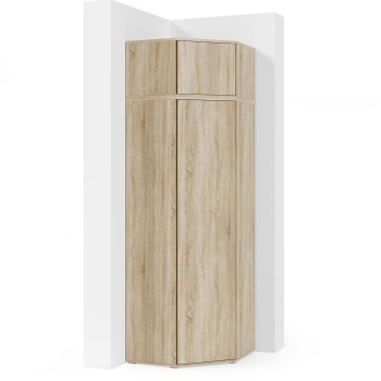 Eckschrank mit Auszug - Eiche sonoma
