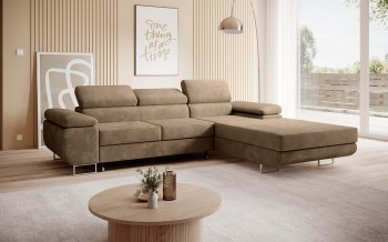 Ecksofa in L-Form Presto Schlafsofa - Monolith 09