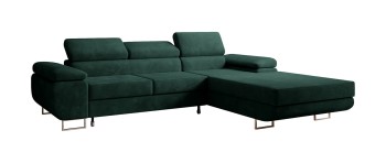Ecksofa in L-Form Presto Schlafsofa mit Schlaffunktion - Monolith 37