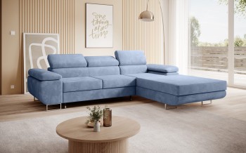 Ecksofa L-Form Presto Schlafsofa mit Schlaffunktion - Monolith 70