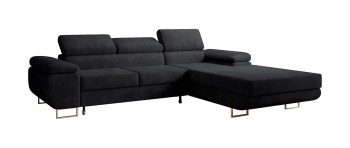 Ecksofa Presto Schlafsofa verstellbare Kopfstützen L-förmig - Monolith 97