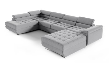 CARGO U Schlafsofa mit verstellbaren Kopfstützen - Monolith 84