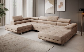 FERRO Schlafsofa - Schlaffunktion - Monolith 09