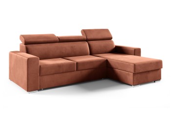 Schlafsofa NELA, glatt, Stoff Monolith 61