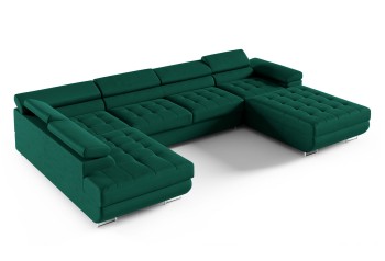 CARGO Ecksofa in U-Form mit Schlaffunktion - Kronos 19