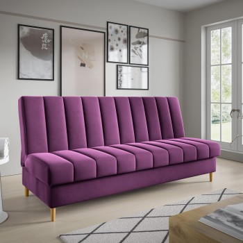 Miko Schlafsofa für Wohnzimmer mit hohen Beinen Kronos 03