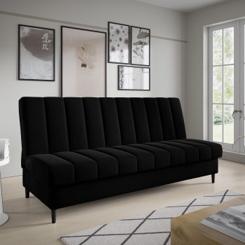 Vielseitiges Sofa Miko mit Aufbewahrungsbox und Schlaffunktion in Stoff Kronos 07