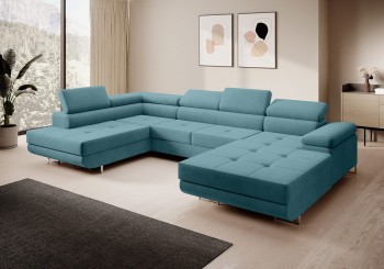 FERRO Form-U Schlafsofa - Kronos 26