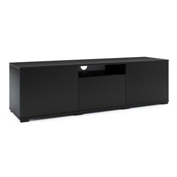 Masimo 150 cm loft TV-Schrank schwarz matt niedrige Beine