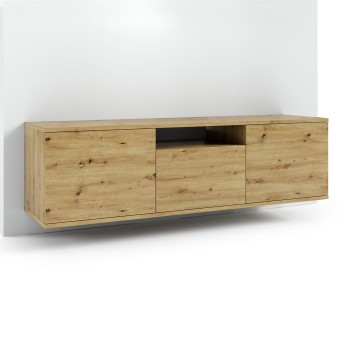 Hängekommode Masimo RTV 150 cm Loft-Stil Eiche Wandschrank