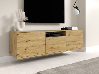 Hängekommode Masimo RTV 150 cm Loft-Stil Eiche Wandschrank