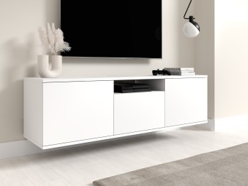 Masimo RTV 150 cm Hängeschrank matt weiß im Loft Stil