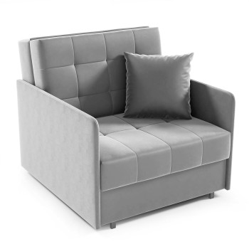 Design-Schlafsofa Sessel York I gesteppter Stoff Kronos 53