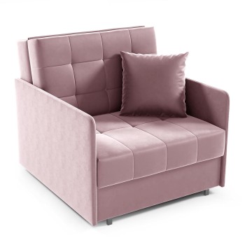 Komfort-Schlafsofa Sessel York I gesteppter Stoff Kronos 27