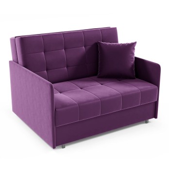 Elegantes Schlafsofa York II gesteppt, Stoff Kronos 03
