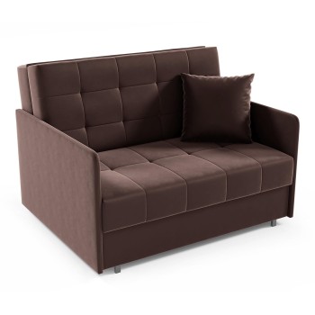 Klassisches Schlafsofa York II gesteppt, Stoff Kronos 06