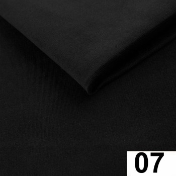 U-förmiges glattes NELA Schlafsofa mit Schlaffunktion - schwarz Kronos 07