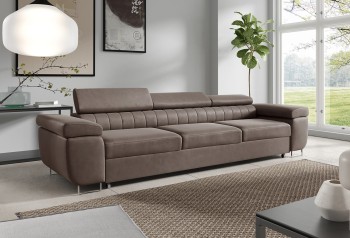 Carmen verstellbare Kopfstützen Schlafsofa Monolith 15