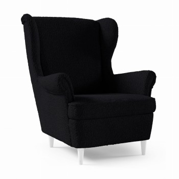 LAMBI Schwarz Lambshank Sessel Groß Bequem LAMBI 13