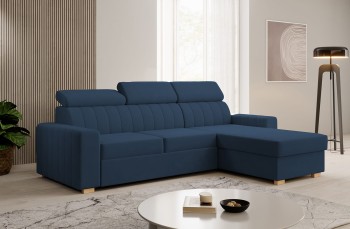 Avanti Schlafsofa für Wohnzimmer in L-Form mit Schlaffunktion - Monolith 77