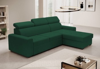 Ecksofa Luigi L-Form gesteppte Sitze klappbar Kronos 19