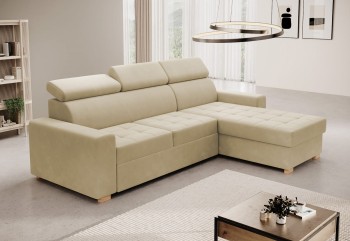 Schlafsofa Luigi mit verstellbaren Kopfstützen Monolith 02