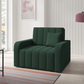 Sofa mit Schlaffunktion Sessel Boston I genäht Kronos 14