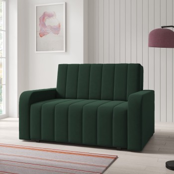 Elegantes Schlafsofa Boston II mit kastengenähtem Kronos 14