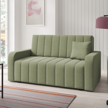 Klappsofa Boston III 3-Sitzer-Sofa mit Kastensteppung Kronos 46