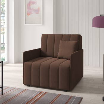 Design-Schlafsofa Sessel Aliss I genäht Kronos 06